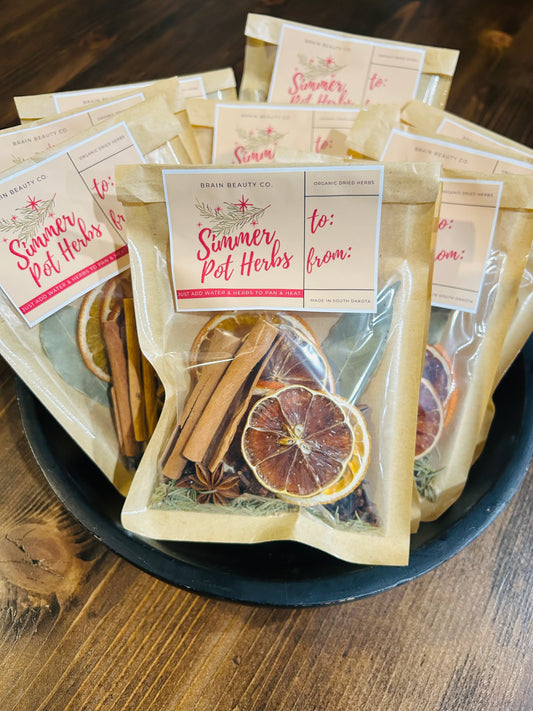 Simmer Pot Refill- Organic Herbs Only BOGO