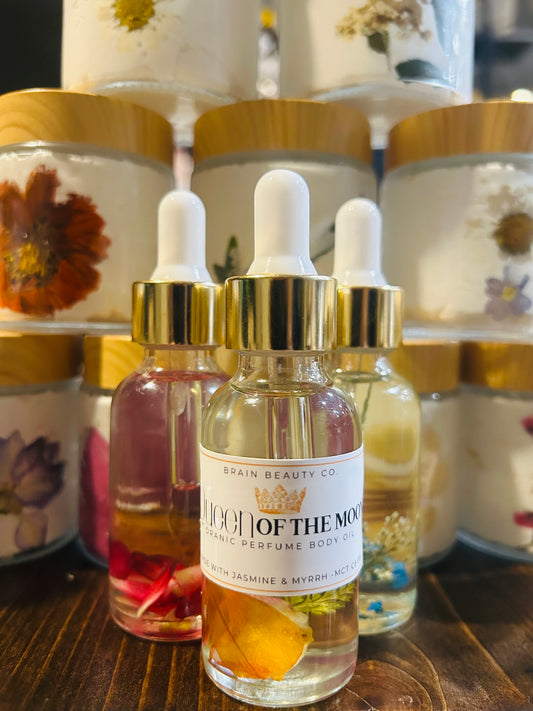 Queen of the Moon - Organic “Perfume” Body Oil & Body Icing