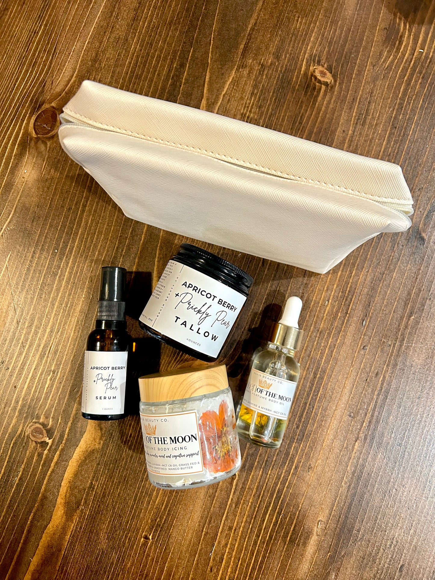 Queen of the moon Apricot Berry Serum & Tallow Bundle with Bag