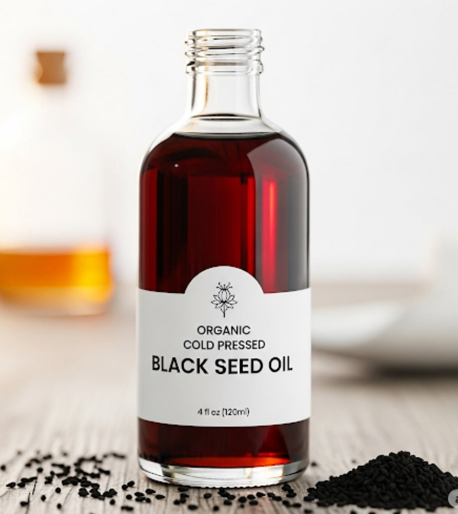 100% Cold Pressed Black Seed Oil (Thymoquinone 4.5-7%)