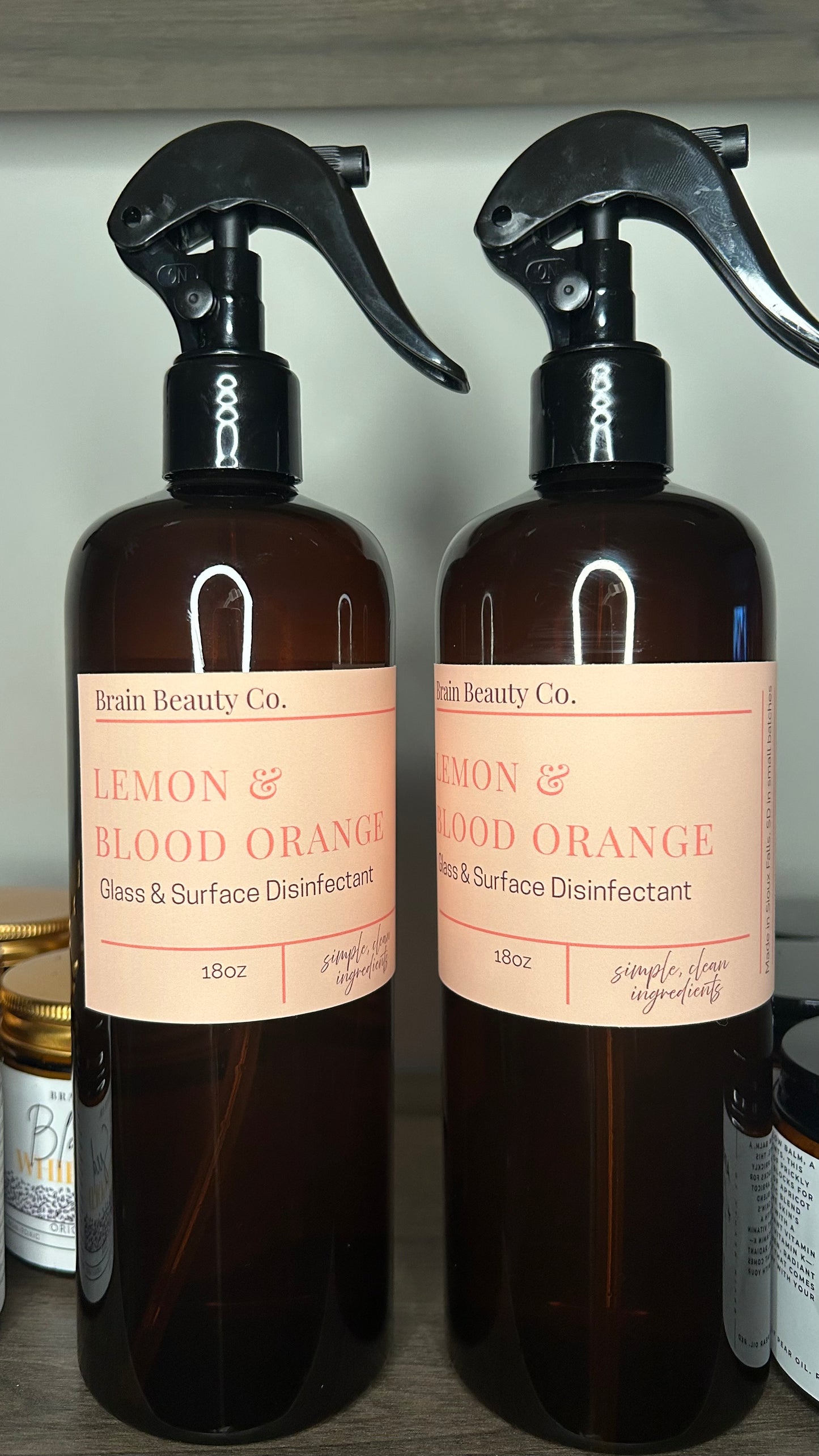 Lemon + Blood Orange Disinfectant Spray