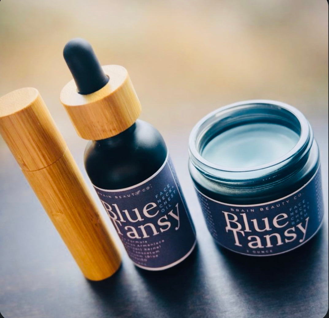 Blue Tansy Restoration • Face, Chest + Neck Duo